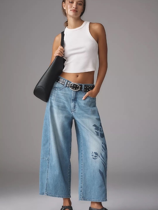 Anthropologie Denim - The Kenna Mid-Rise Heritage Barrel Jeans by Pilcro: Icon Edition NWT